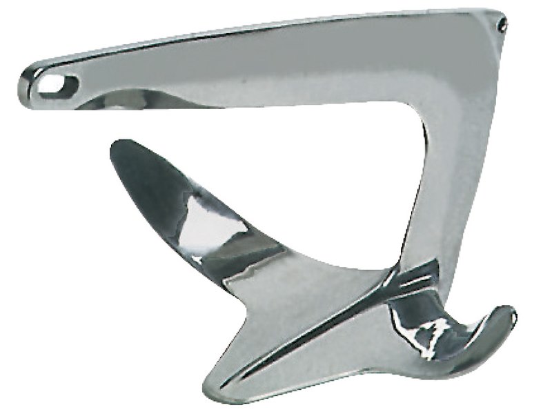 Ancora Trefoil® in acciaio inox AISI 316 lucidato a specchio