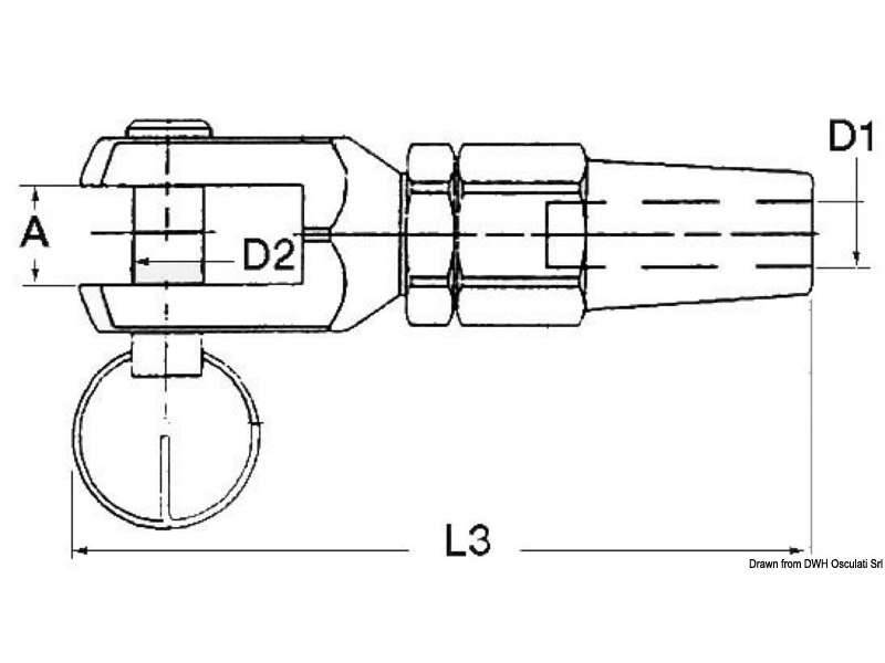 Terminale a forcella