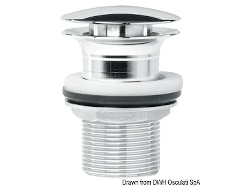 Piletta in ottone cromato 