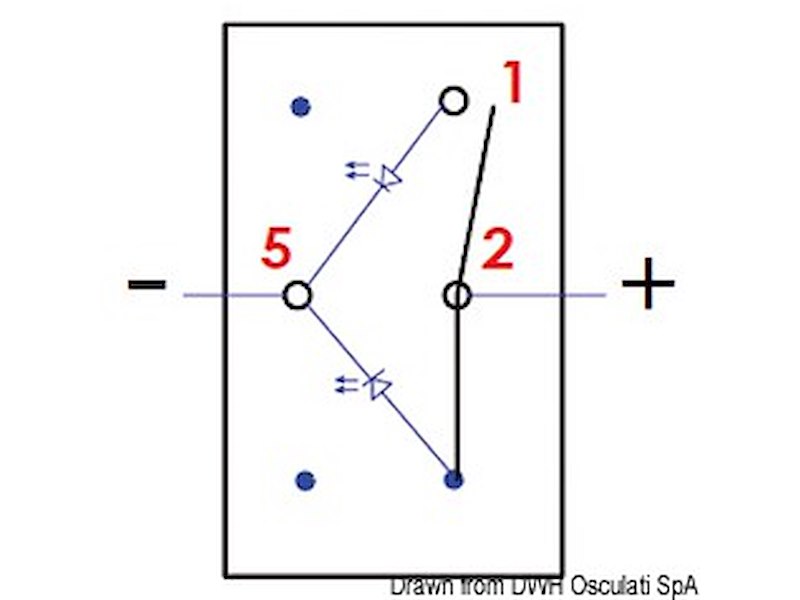 Interruttore a bascula Marina R impermeabili