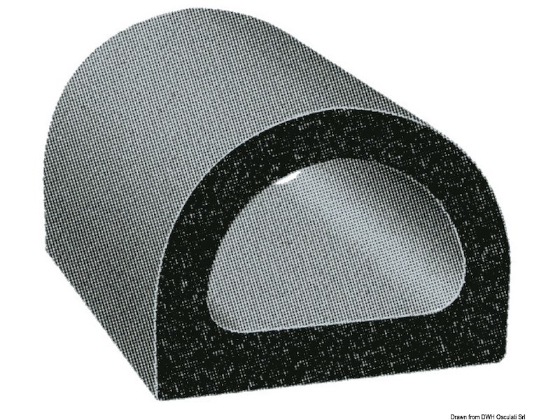 Profilo autoadesivo 17,5 x 16,9 mm 