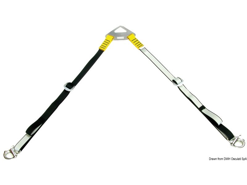 Sospendita in poliestere per sollevamento tender