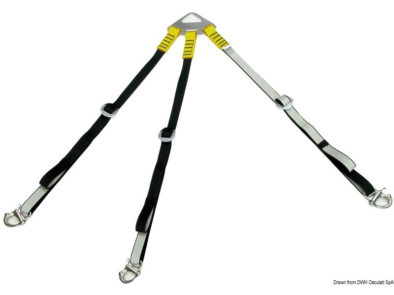 Sospendita in poliestere per sollevamento tender