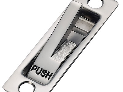 Fermaporte ribaltabile inox 