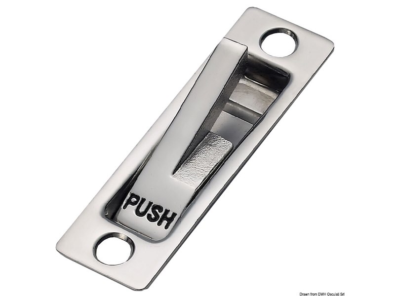 Fermaporte ribaltabile inox 