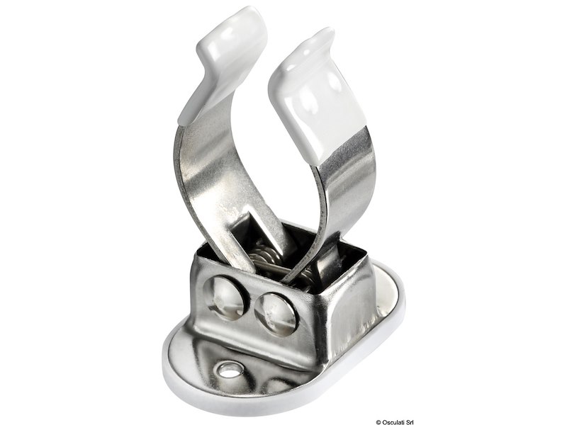Clip inox per tubi 30/35 mm 