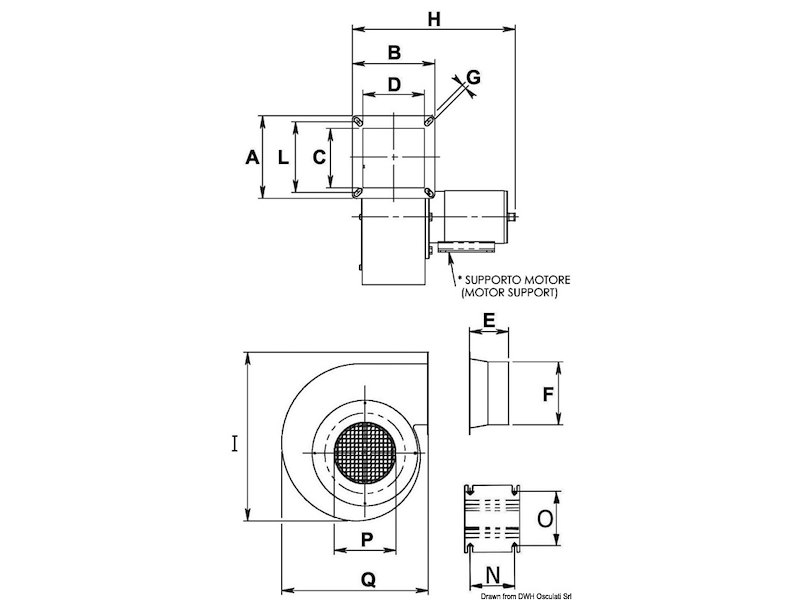 Ventilatore centrifugo CEM
