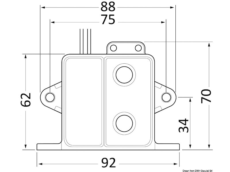 Sensore elettronico 12/24 V in blister 