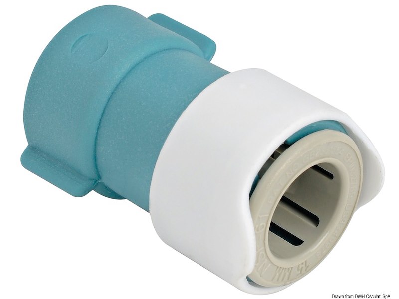 Adattatore plastica 3/8" BSP Whale 