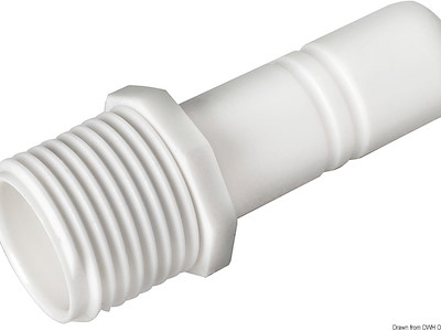 Raccordo cilindrico maschio + 1/2" BSP Whale 