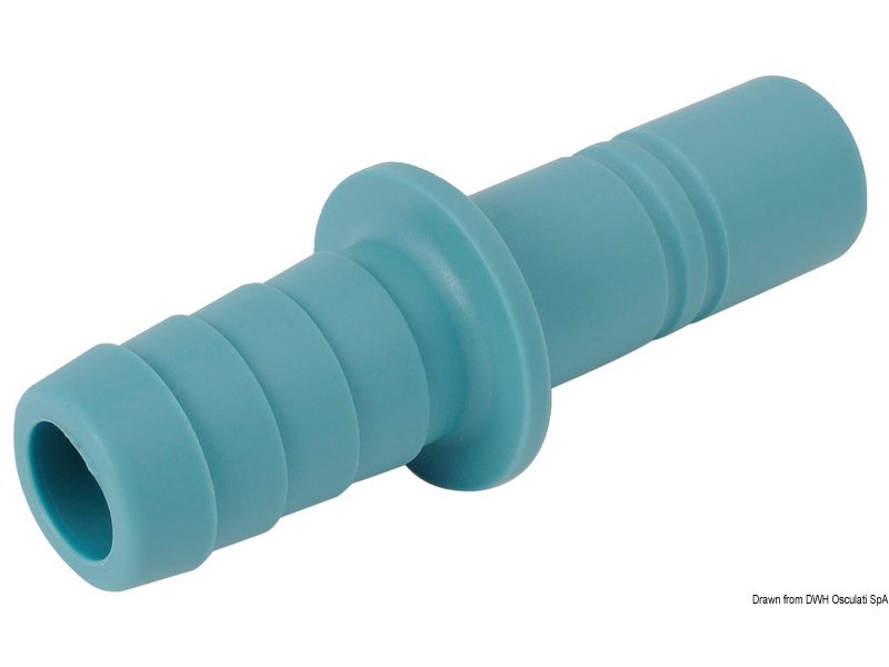 Raccordo cilindrico dritto per tubo 16 mm 