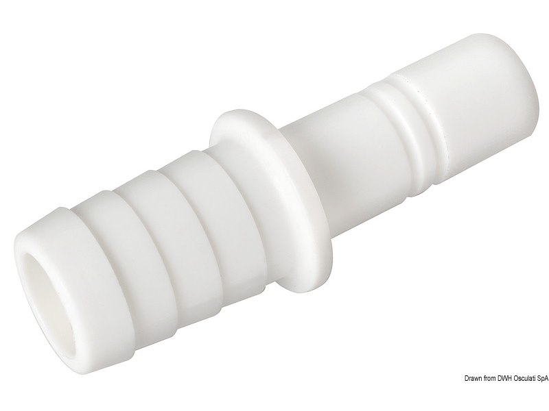 Raccordo cilindrico dritto per tubo 20 mm 