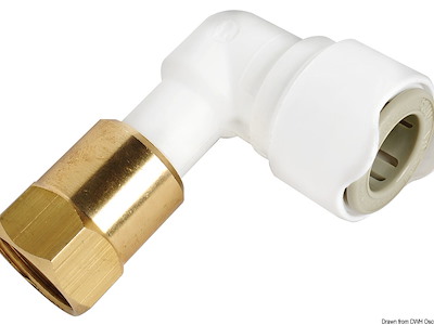 Gomito filetto da 1/2" BSP femmina 