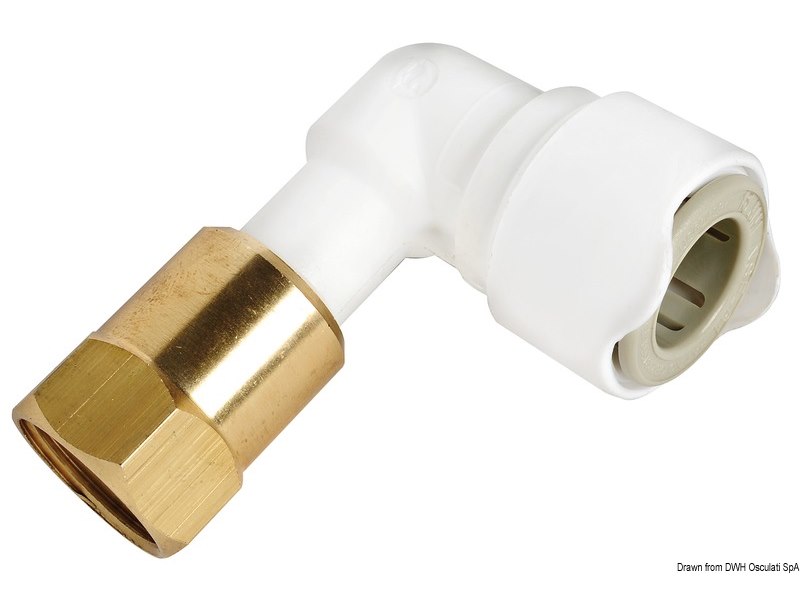 Gomito filetto da 1/2" BSP femmina 