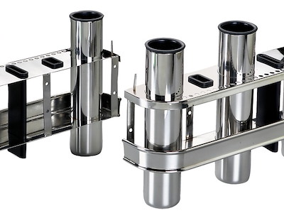 Portacanna da parete in acciaio inox