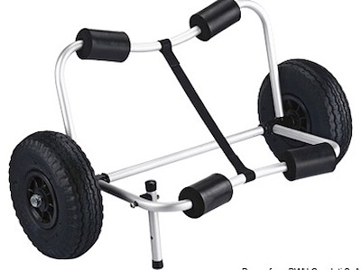 Carrellino pieghevole per kayak 