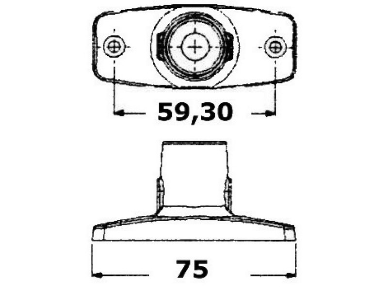 Fanale di fonda Evoled 360° con sorgente luminosa
