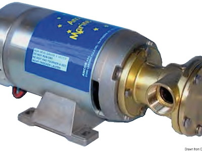 Pompa di sentina 80 l/min 24 V 