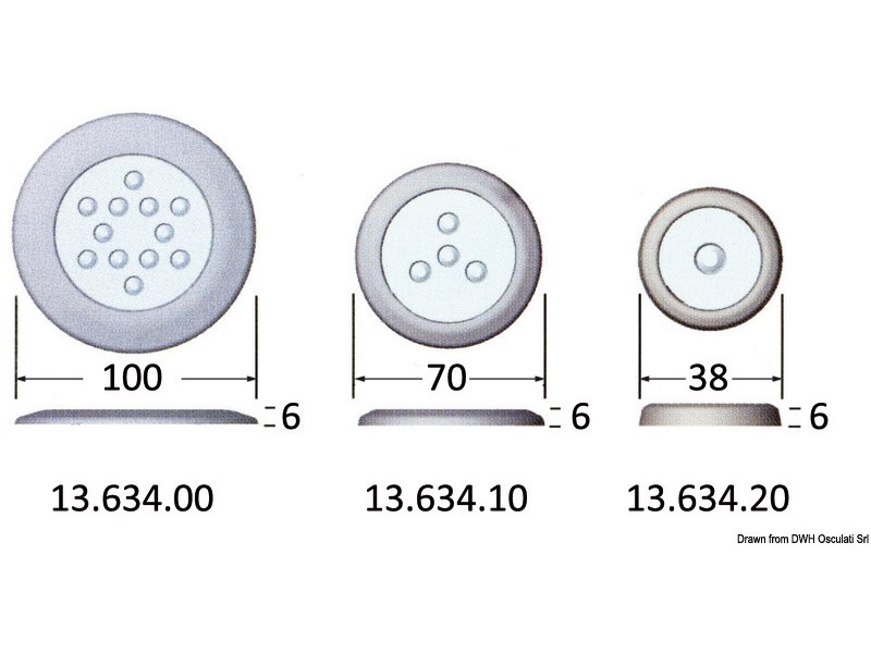 Luce di cortesia LED ATTWOOD