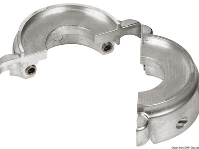 Anodo in due pezzi per sail drive, collare Ø 107 mm
