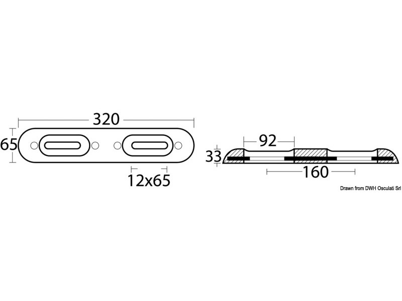 Anodo da imbullonare