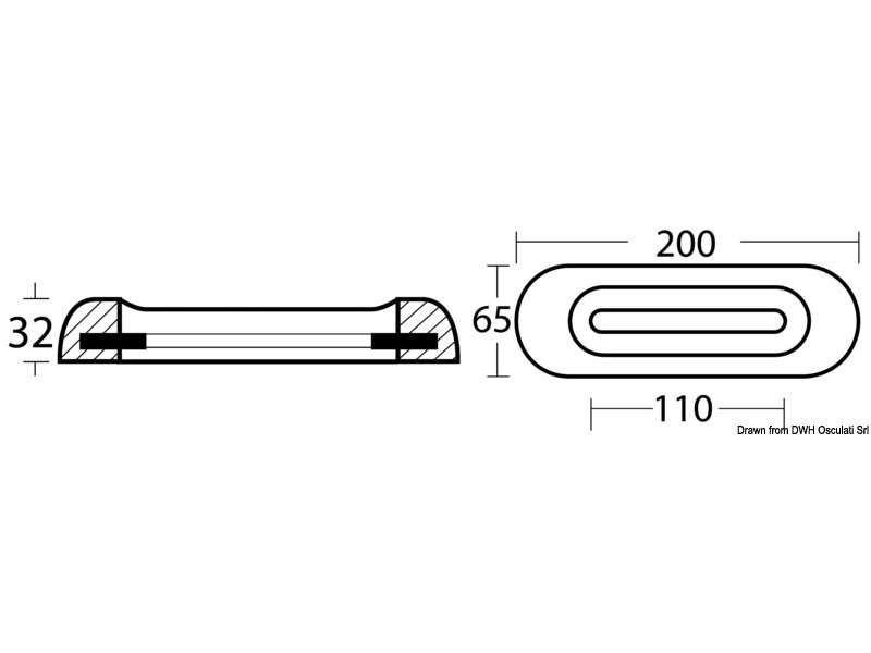 Anodo da imbullonare