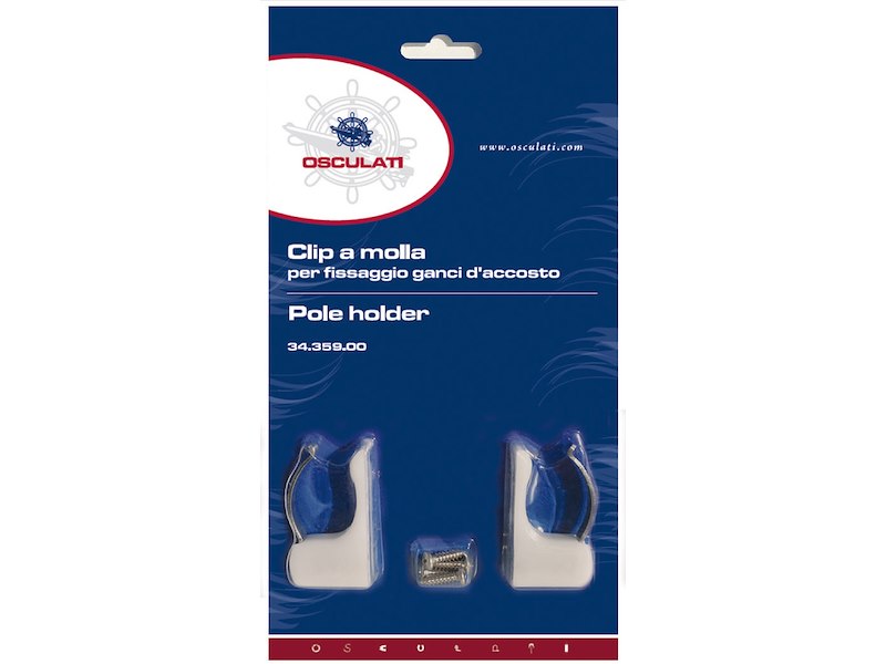 Clip a molla per ganci d'accosto 