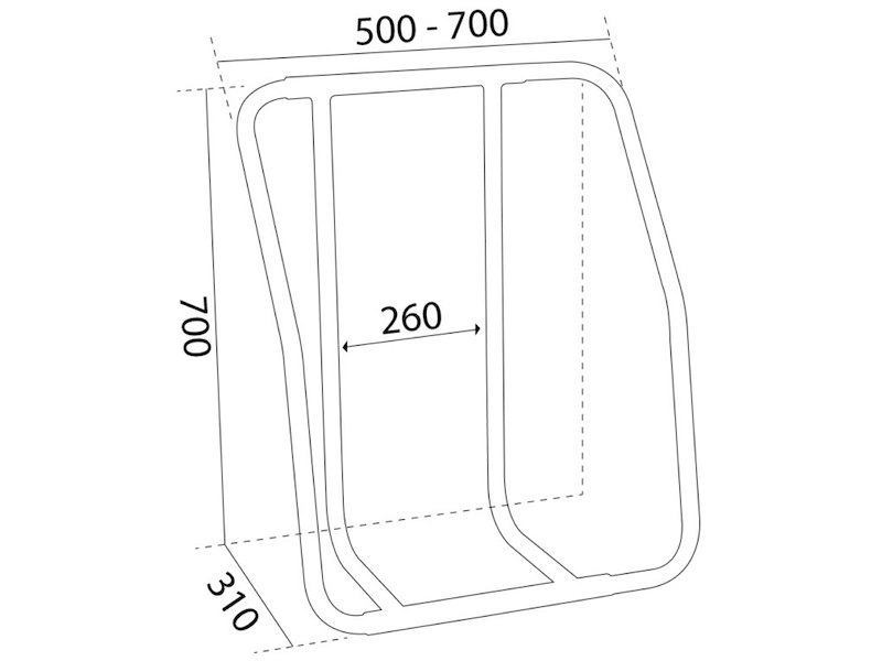 Porta zattere universale per varo rapido