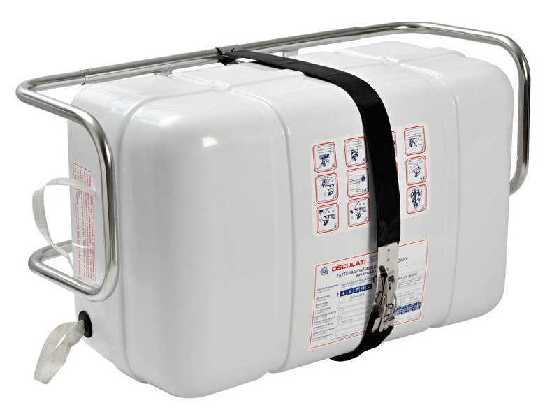 Porta zattere universale per varo rapido