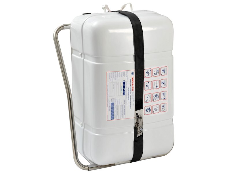 Porta zattere universale per varo rapido