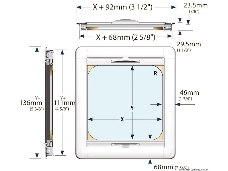 Tenda oscurante e zanzariera avvolgibili DOMETIC SkyScreen Roller Recessed – installate incassate e a filo celino