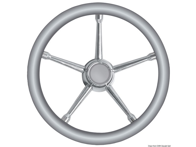 Volante con razze in Acciaio Inox