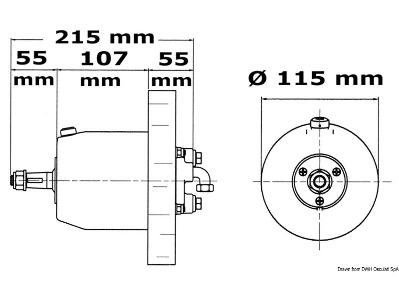 Timoneria idraulica Silver Steer ULTRAFLEX per motori fuoribordo fino a 350 HP
