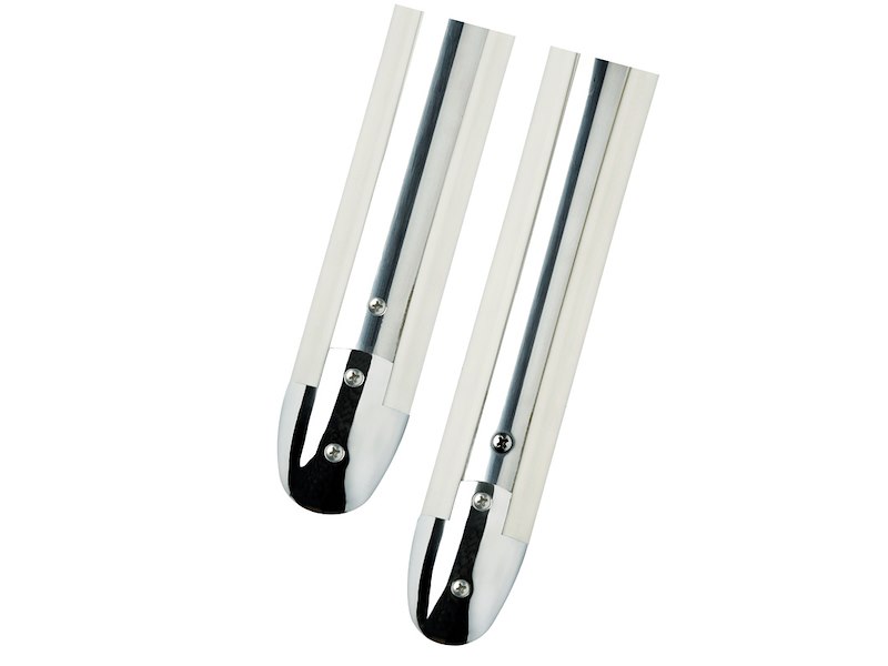 Terminale parabordo per profili a C e mandorla