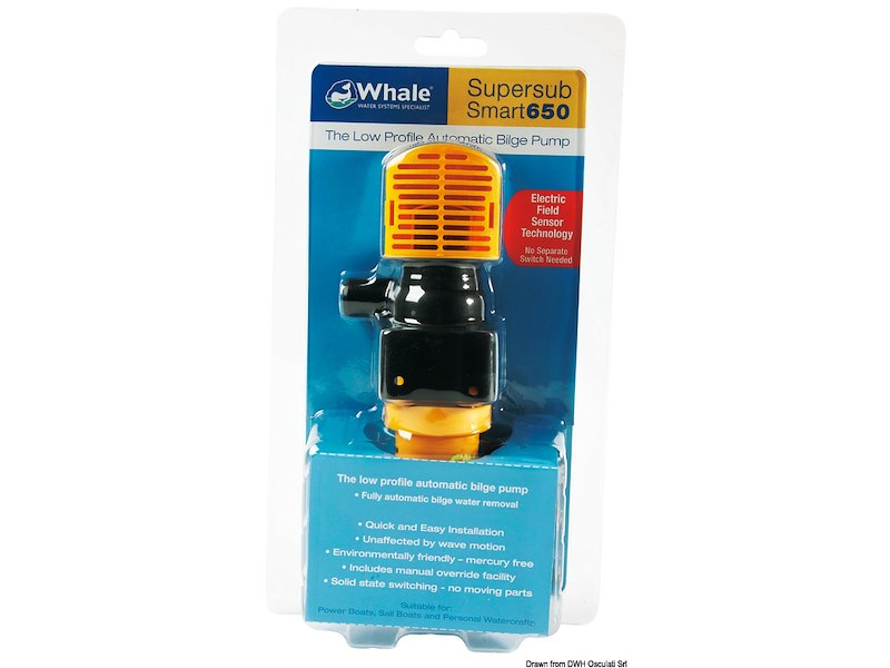 Pompa di sentina WHALE Supersub Smart automatica ad immersione