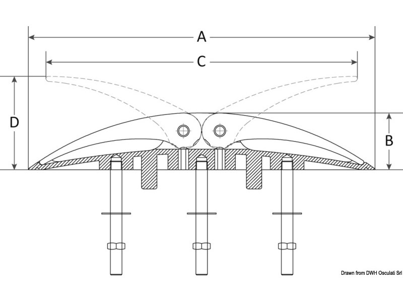 Bitta abbattibile Wing