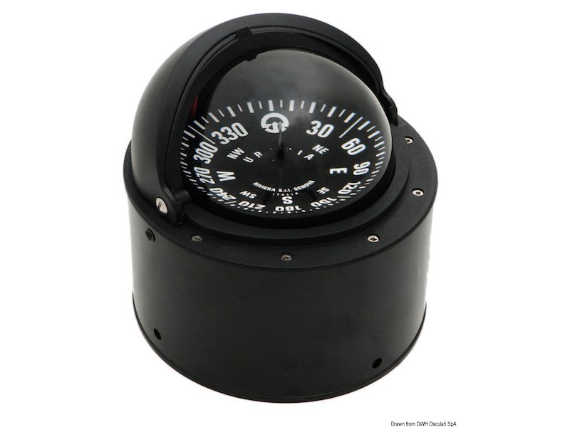 Bussola con chiesuola + copertura telescopica avvolgente RIVIERA 4"