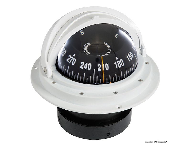 Bussola da incasso + apertura telescopica avvolgente RIVIERA 4"