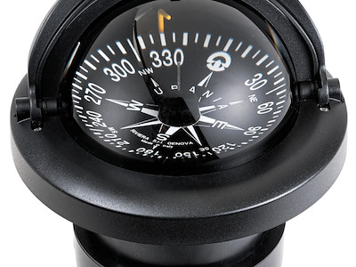 Bussola da incasso + apertura telescopica avvolgente RIVIERA 4"