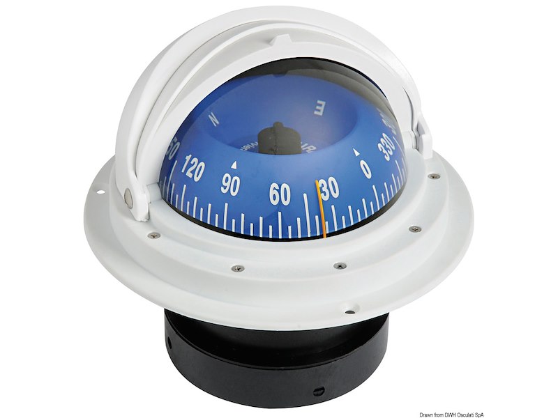 Bussola da incasso + apertura telescopica avvolgente RIVIERA 4"