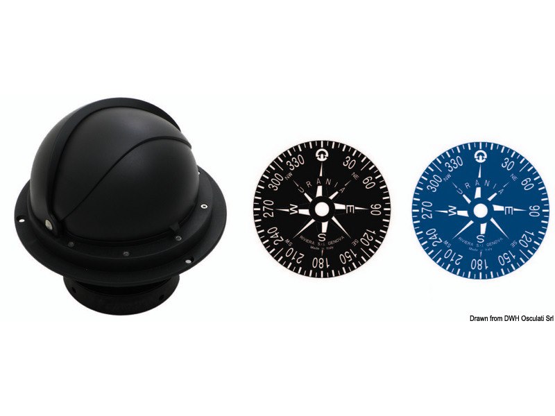 Bussola da incasso + apertura telescopica avvolgente RIVIERA 4"