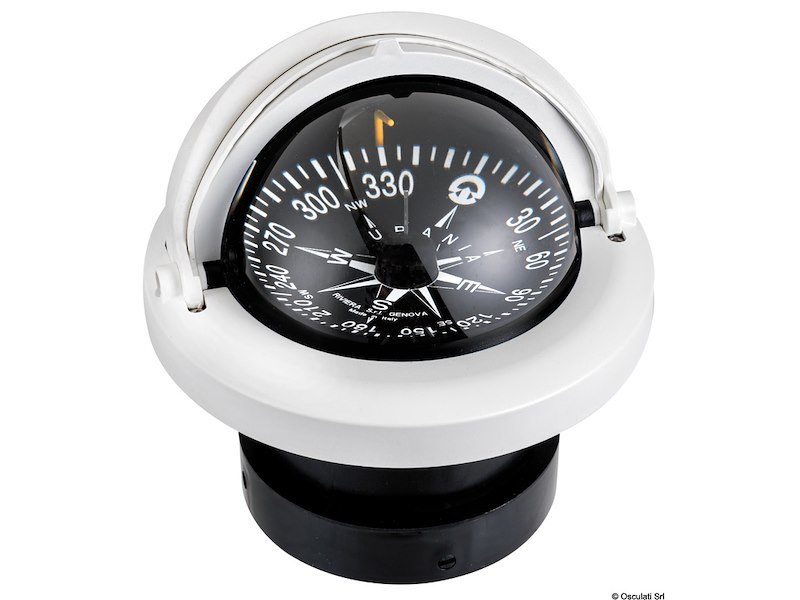 Bussola da incasso + apertura telescopica avvolgente RIVIERA 4"