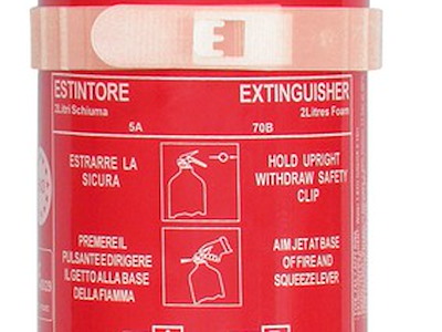 Estintore 2 Kg MED 5A 70B 25F 
