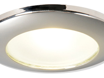 Faretto LED Syntesis finitura acciaio inox 