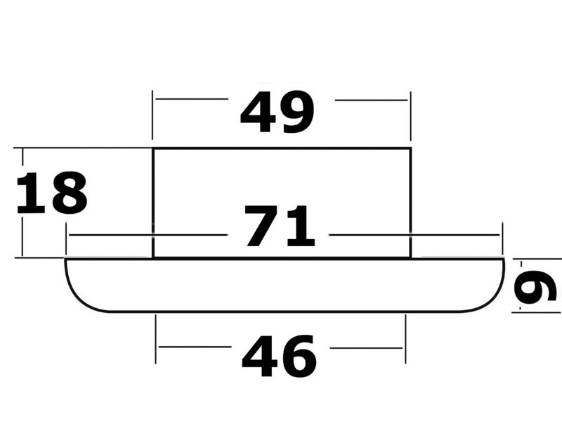 Faretto LED Syntesis finitura acciaio inox 
