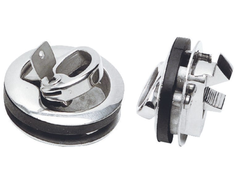 Alzapagliolo e chiusura sportelli con maglietta rientrante a molla