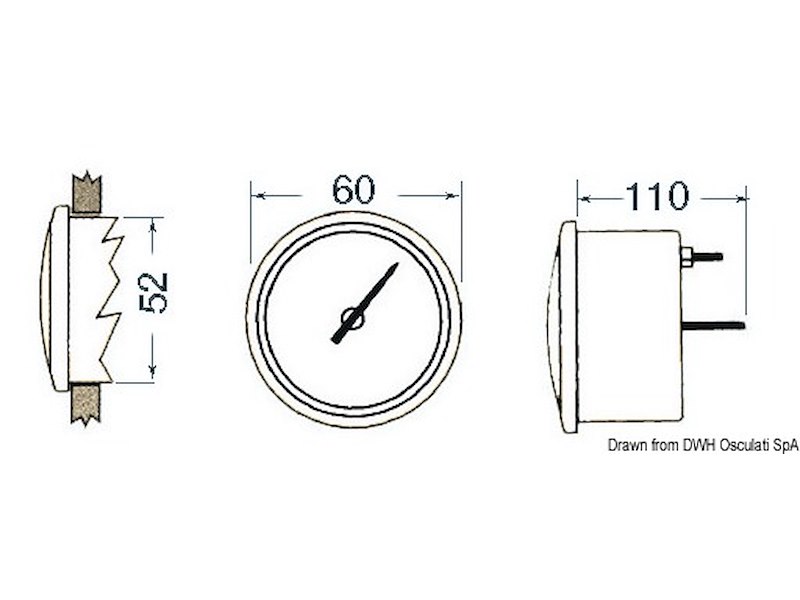 Ecoscandaglio VEETHREE da incasso cruscotto