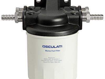 Filtro benzina/diesel con cartuccia a perdere da 10 micron