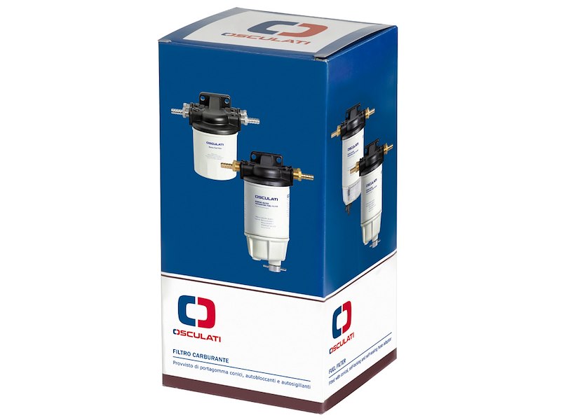 Filtro benzina/diesel con cartuccia a perdere da 10 micron