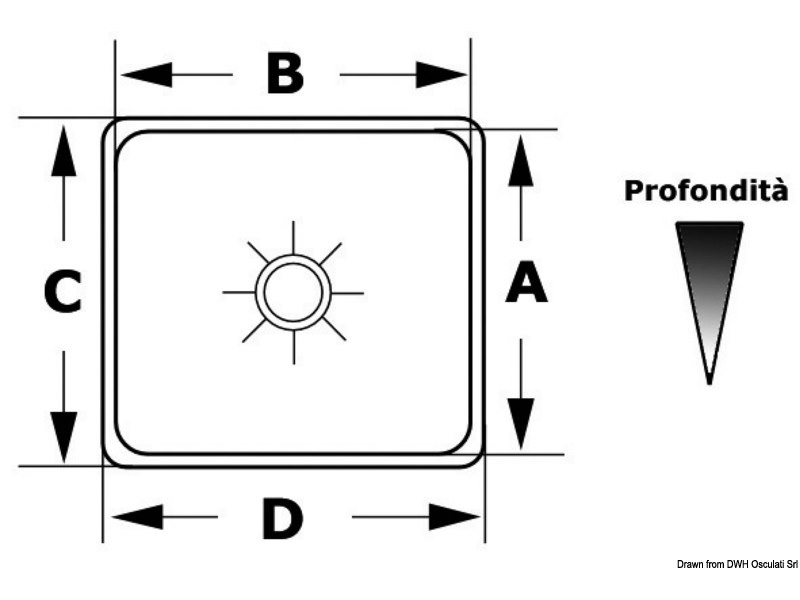 Lavello rettangolare